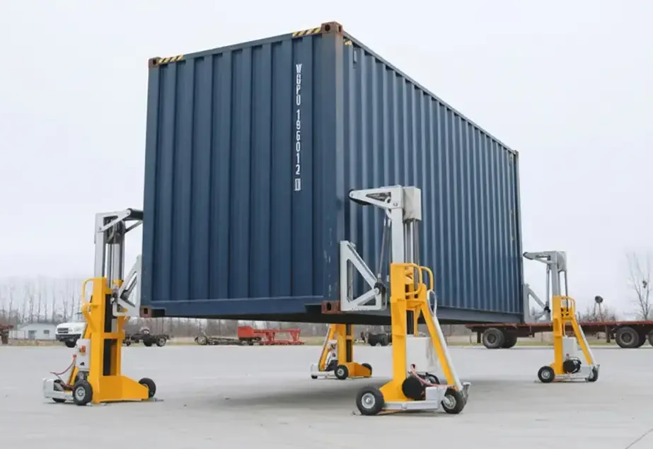 Container lifting jack placeholder — client image to be supplied